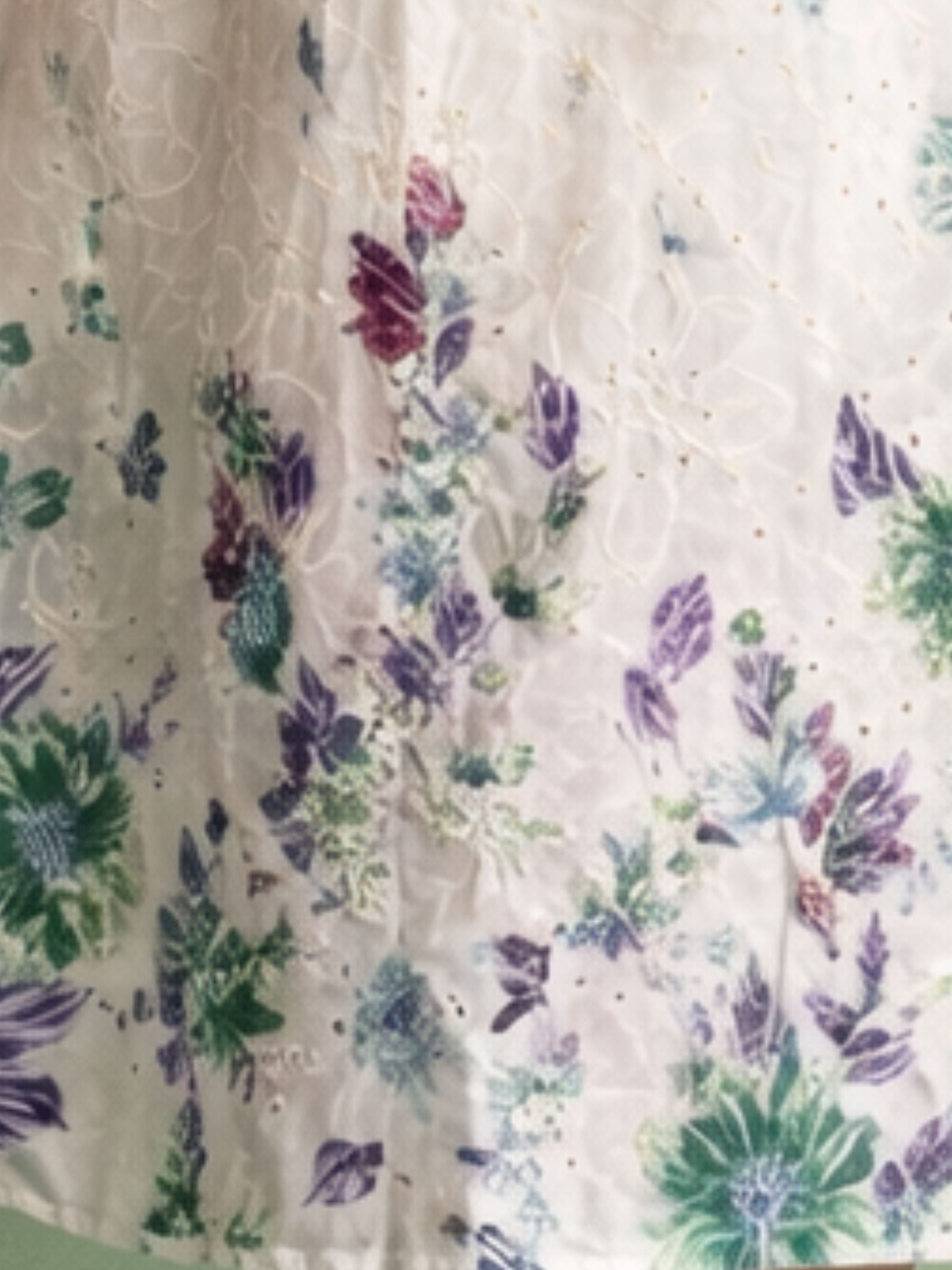 Floral Flourish - Purple Green