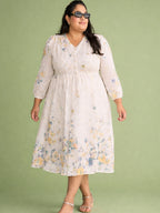 Floral Flourish - Yellow Green