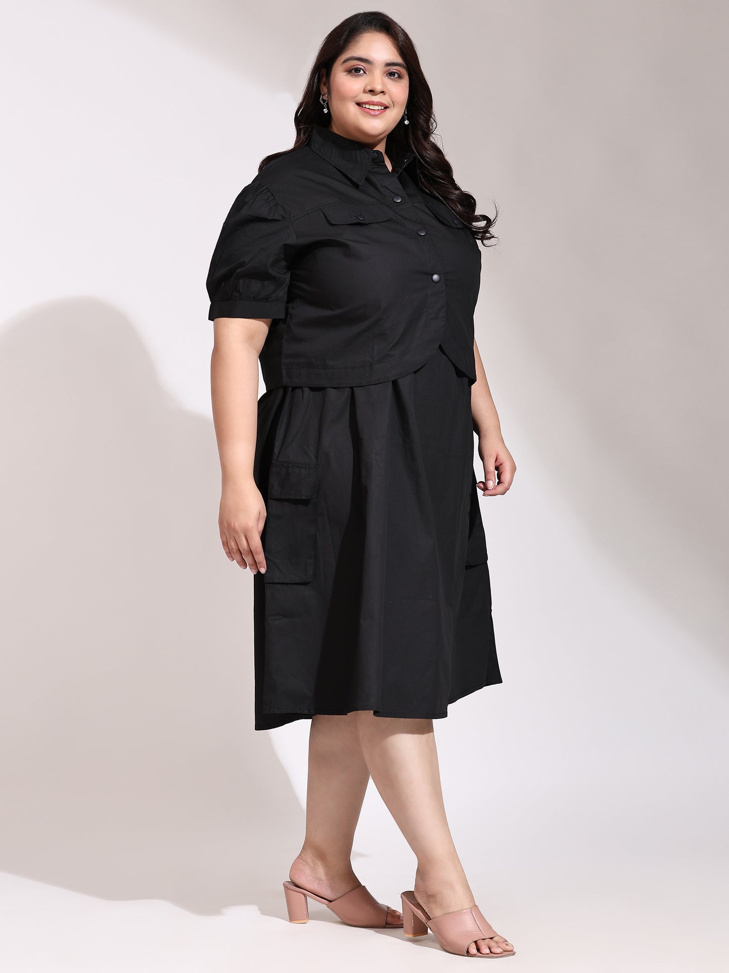 Mischelle Plus Size Midi Dress