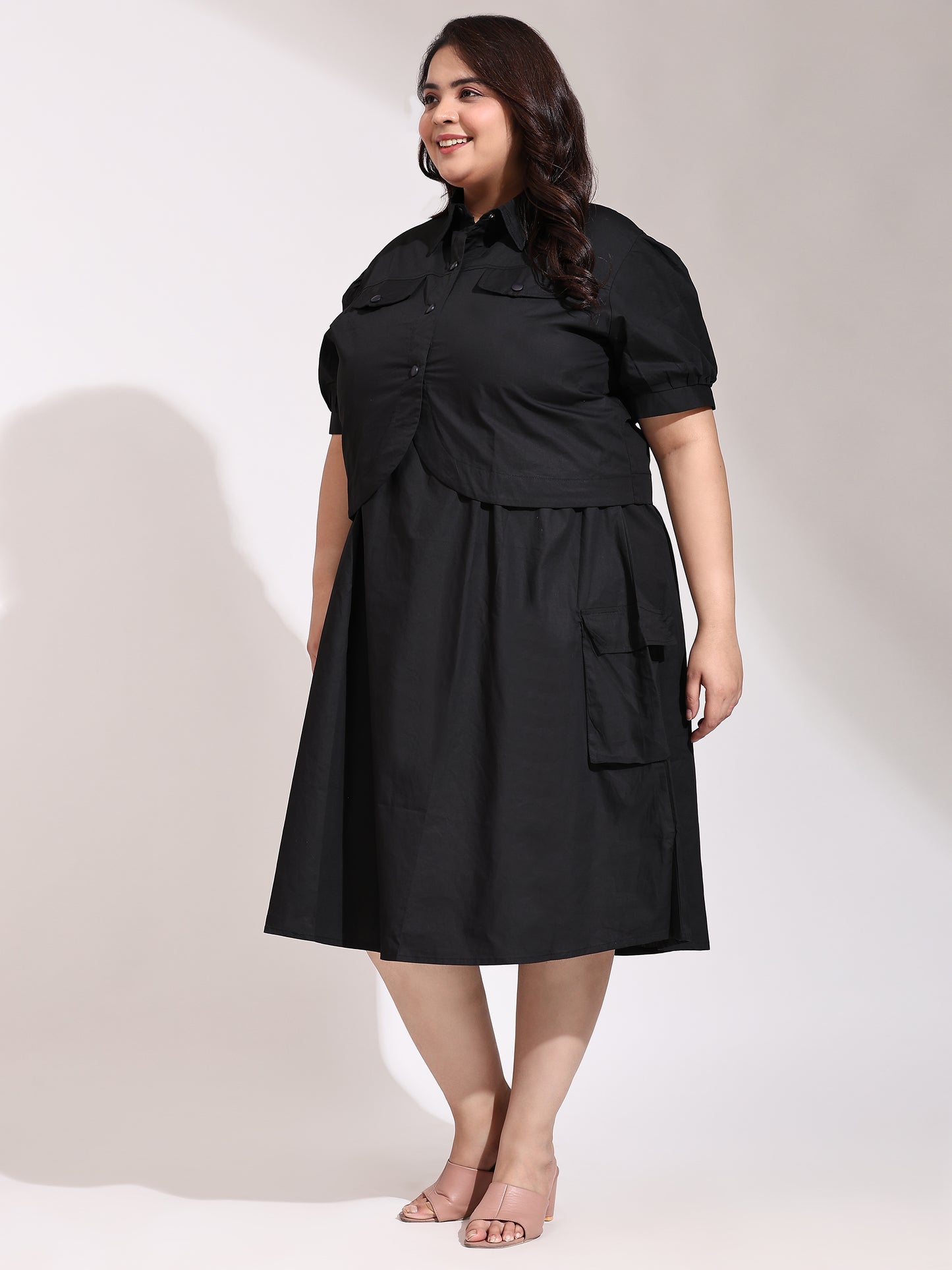 Mischelle Plus Size Midi Dress