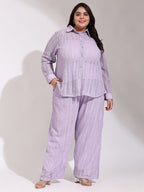 Womens Curve Pajama Set