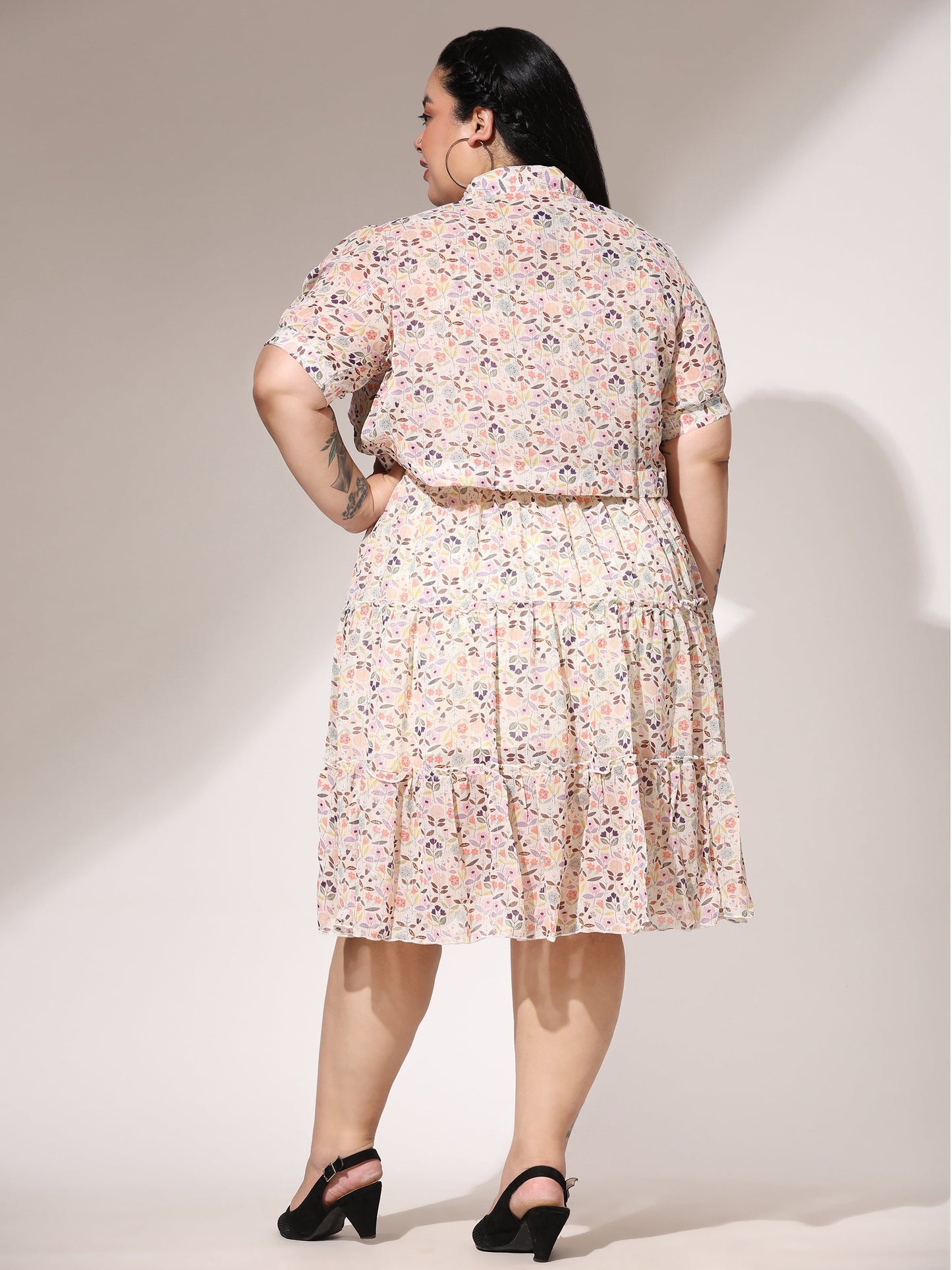 Playful Petal Short Dress Short Dress 