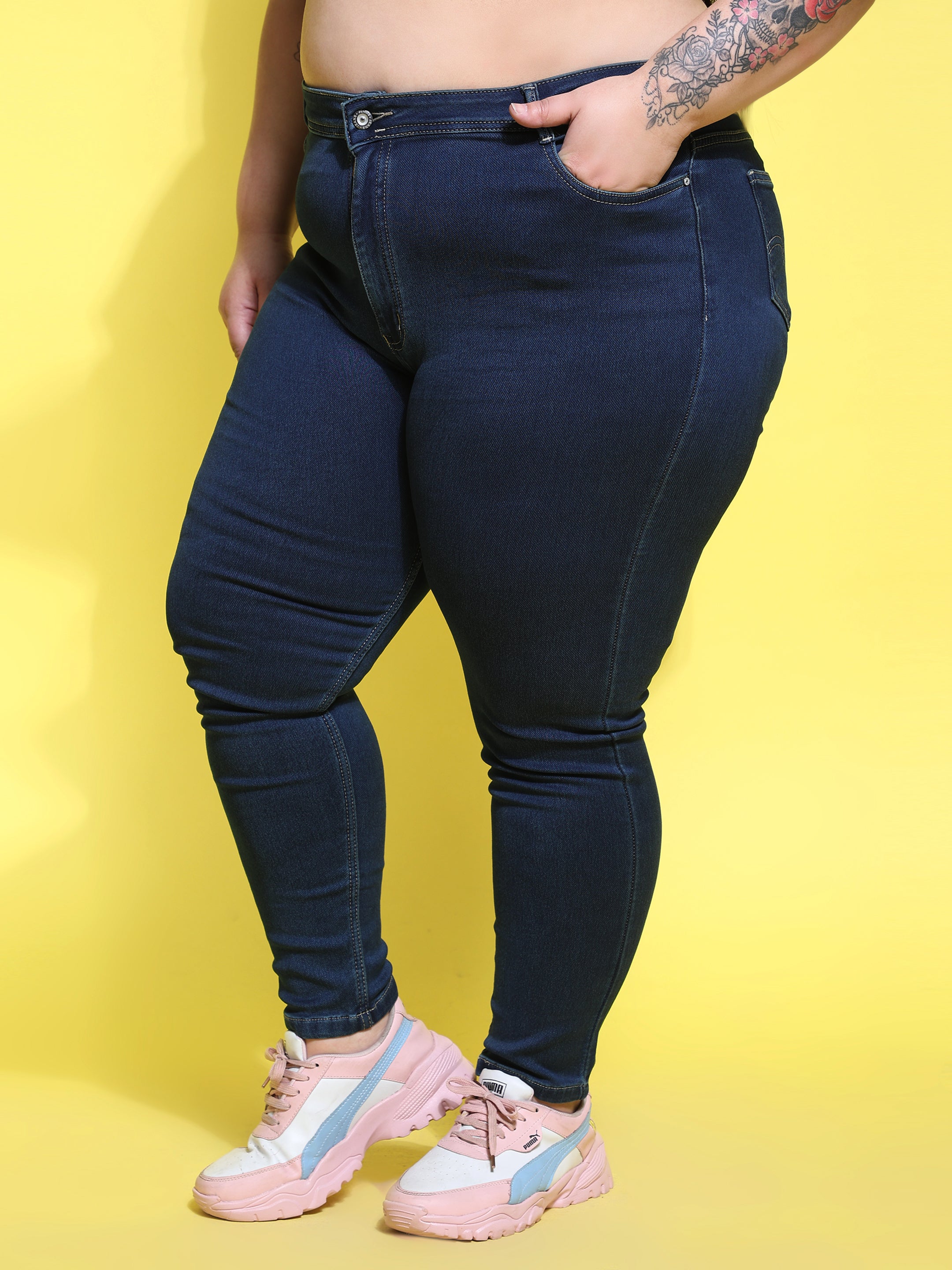 Tint Blue Skinny Jeans