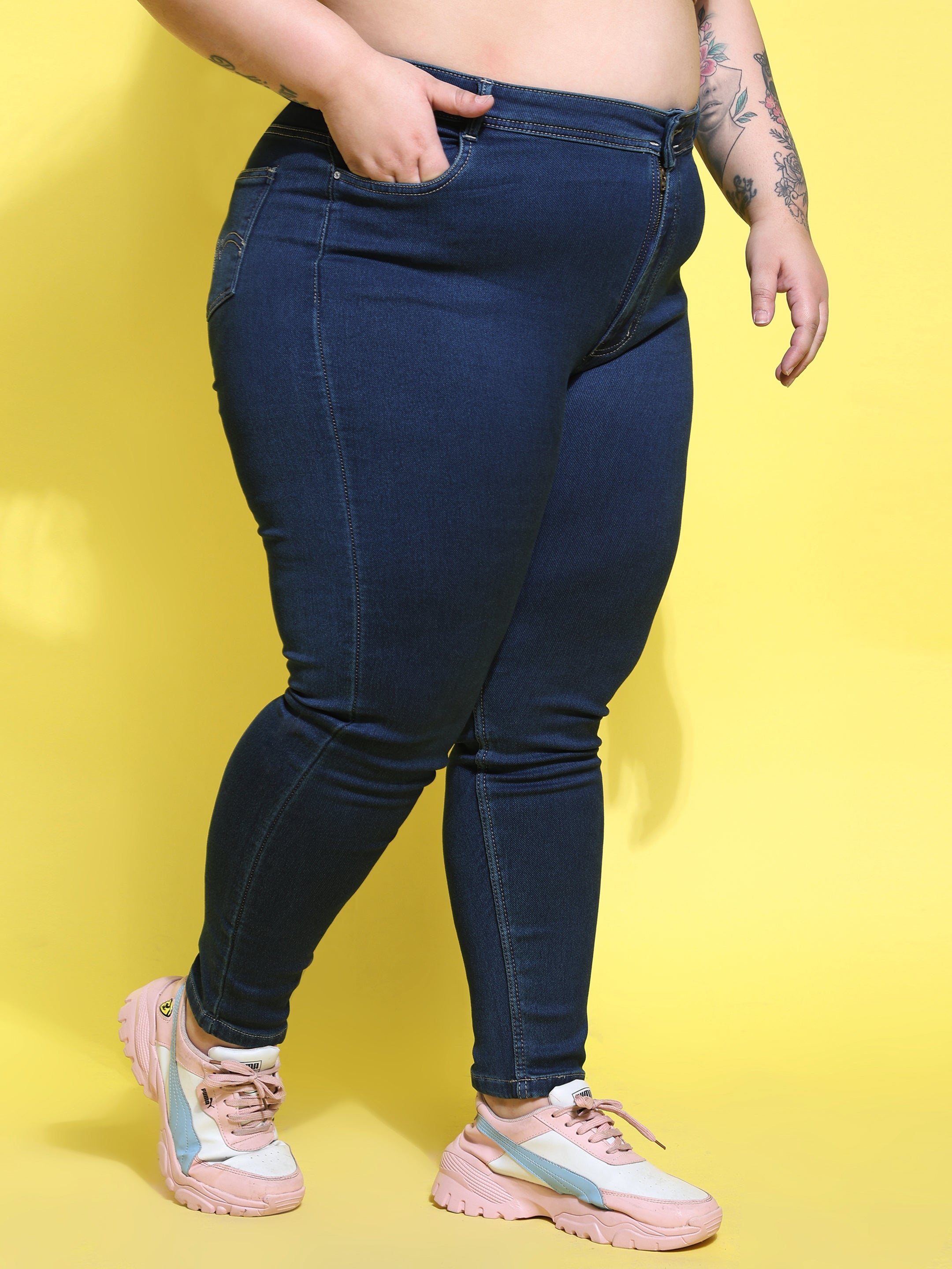 Tint Blue Skinny Jeans