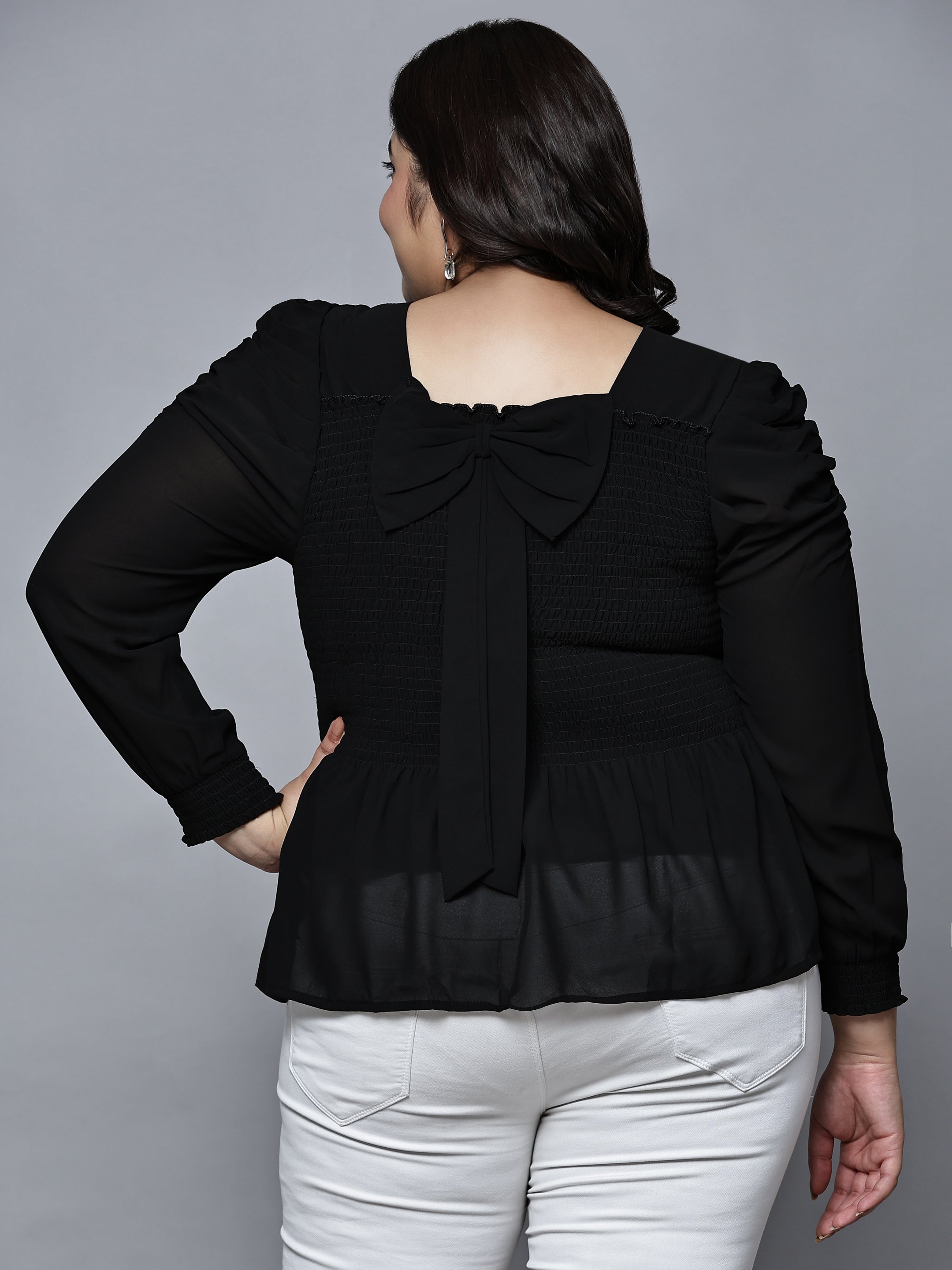 Refined Radiance Puff Sleeve Top