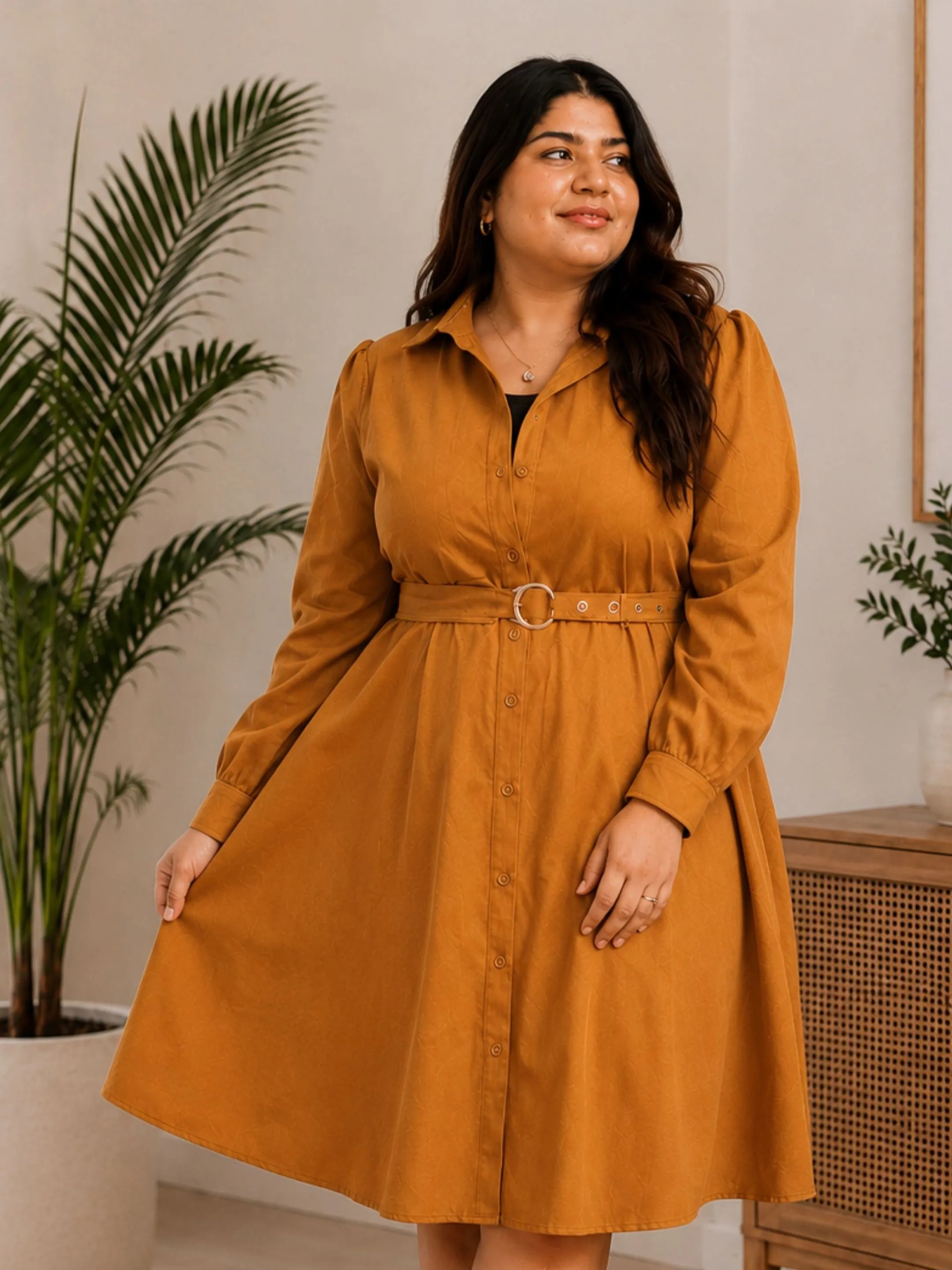 Mehendi Green Pretty Poise Dress