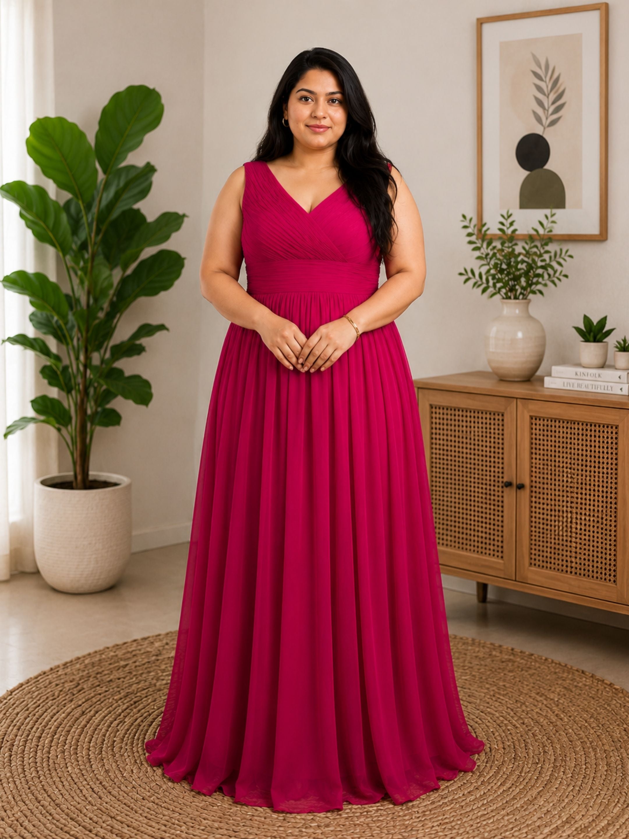 Pink Lovely Lush Partywear Dress